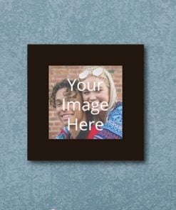 Customized Photo Printed Square Tile with Wooden Frame