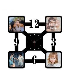 Customized Photo Printed Wooden Wall Clock