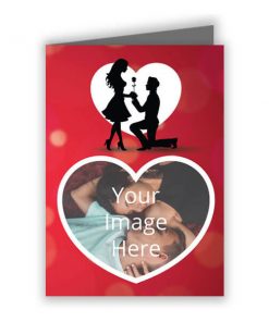 Love Customized Greeting Card - Red