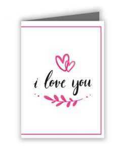 Love Customized Greeting Card - I Love You
