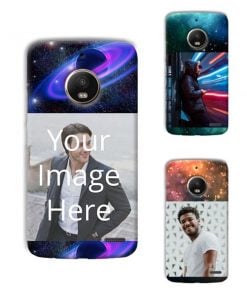 Space Design Custom Back Case for Motorola Moto E4