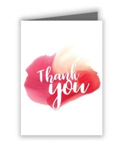 Thank You Customized Greeting Card - Abstract