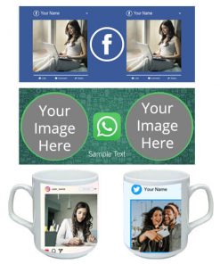Social Media Design Customized Tea Cup