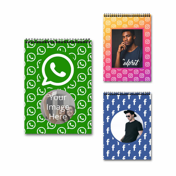 Buy Social Media Design Customized Notepad Online in India | yourPrint