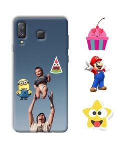 Sticker Design Custom Back Case for Samsung Galaxy A8 Star