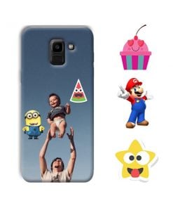 Sticker Design Custom Back Case for Samsung Galaxy J6 (2018, Infinity Display)