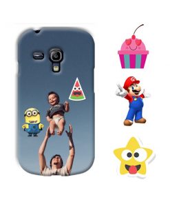 Sticker Design Custom Back Case for Samsung Galaxy S Duos S7562