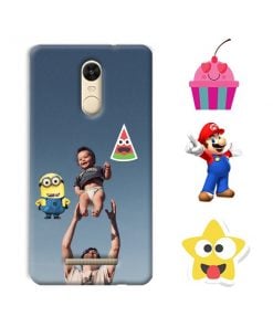 Sticker Design Custom Back Case for Xiaomi Redmi Note 3