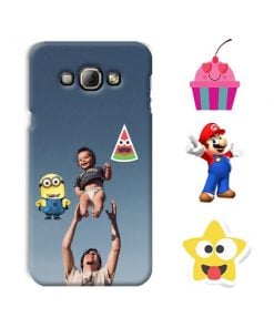 Sticker Design Custom Back Case for Samsung Galaxy A8