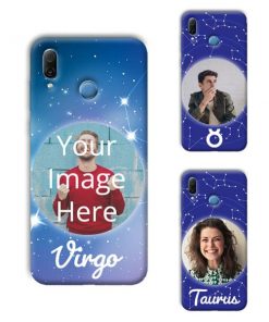 Zodiac Signs Design Custom Back Case for Huawei Honor Play