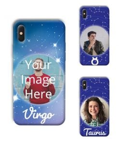 Zodiac Signs Design Custom Back Case for Apple iPhone XS Max