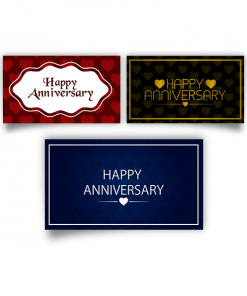 Anniversary Design Customized Photo Printed Rectangle Stickers