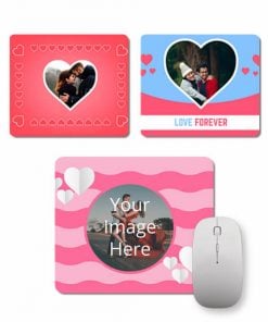 Love Design Custom Rectangle Photo Printed Mouse Pad