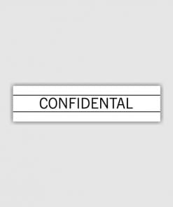Confidential Design Customized Self Inking Pre-Inked Rubber Stamp