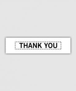 Thank You Customized Self Inking Pre-Inked Rubber Stamp