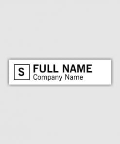 Full Name Initials Customized Self Inking Pre-Inked Rubber Stamp