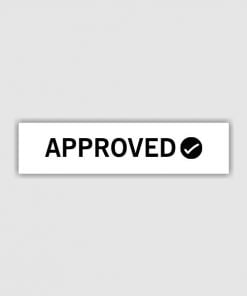 Approved Text Customized Self Inking Pre-Inked Rubber Stamp