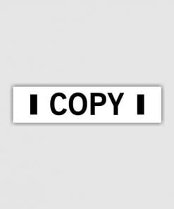 Copy Text Customized Self Inking Pre-Inked Rubber Stamp