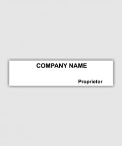 Proprietor Customized Self Inking Pre-Inked Rubber Stamp