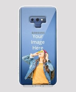 Transparent Customized Soft Back Cover for Samsung Galaxy Note 9