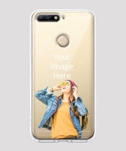 Transparent Customized Soft Back Cover for Huawei Honor 7A