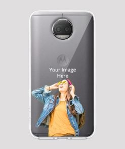 Transparent Customized Soft Back Cover for Motorola Moto G5S Plus