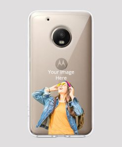 Transparent Customized Soft Back Cover for Motorola Moto E4