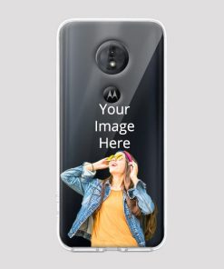 Transparent Customized Soft Back Cover for Motorola Moto G6 Play