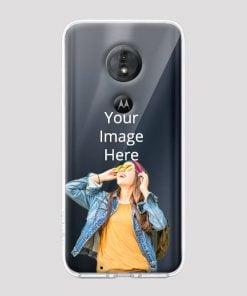 Transparent Customized Soft Back Cover for Motorola Moto G6