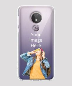 Transparent Customized Soft Back Cover for Motorola Moto G7 Power