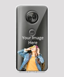 Transparent Customized Soft Back Cover for Motorola Moto X4