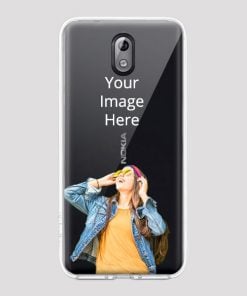 Transparent Customized Soft Back Cover for Nokia 3.1 2018