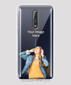 Transparent Customized Soft Back Cover for Nokia 8