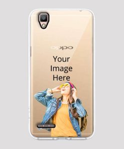 Transparent Customized Soft Back Cover for Oppo F1
