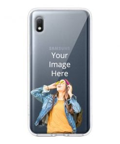 Transparent Customized Soft Back Cover for Samsung Galaxy A10