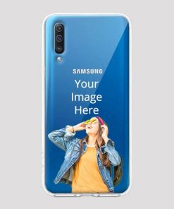 Transparent Customized Soft Back Cover for Samsung Galaxy A50
