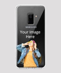 Transparent Customized Soft Back Cover for Samsung Galaxy A6