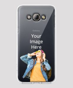 Transparent Customized Soft Back Cover for Samsung Galaxy A8 2016