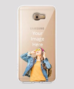 Transparent Customized Soft Back Cover for Samsung Galaxy C9 Pro