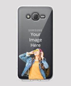 Transparent Customized Soft Back Cover for Samsung Galaxy J3 2016