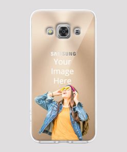 Transparent Customized Soft Back Cover for Samsung Galaxy J3 Pro