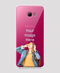 Transparent Customized Soft Back Cover for Samsung Galaxy J4 Plus