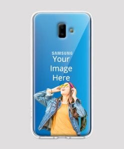 Transparent Customized Soft Back Cover for Samsung Galaxy J6 Plus