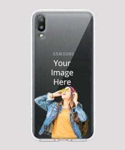 Transparent Customized Soft Back Cover for Samsung Galaxy M10