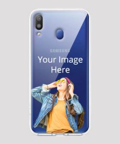 Transparent Customized Soft Back Cover for Samsung Galaxy M20