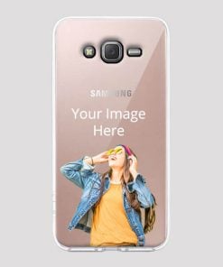Transparent Customized Soft Back Cover for Samsung Galaxy On7 On 7