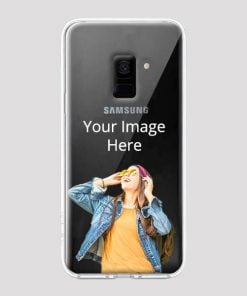 Transparent Customized Soft Back Cover for Samsung Galaxy J6 (2018, Infinity Display)
