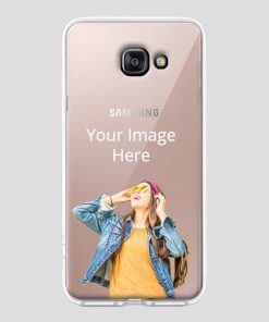 Transparent Customized Soft Back Cover for Samsung Galaxy A3 2017