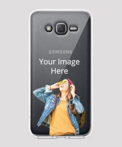 Transparent Customized Soft Back Cover for Samsung Galaxy J2 Prime