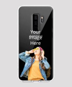 Transparent Customized Soft Back Cover for Samsung Galaxy S9 Plus